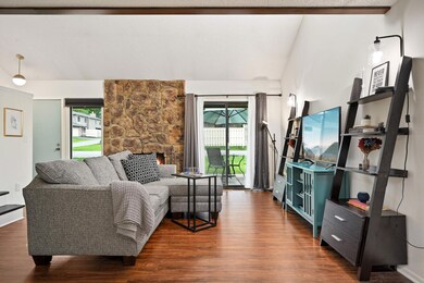 Sliding doors to your private patio.