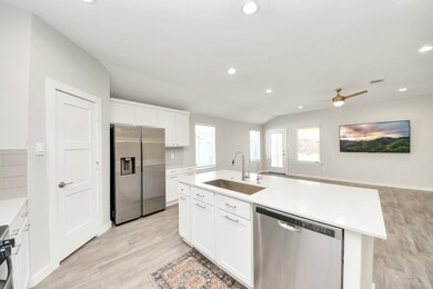 Kitchen Open to Living Room