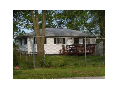 Exterior Back. With 10 x 14 Deck and Fenced Yard.
