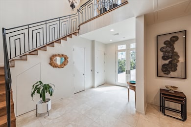 Another view of the light filled foyer.