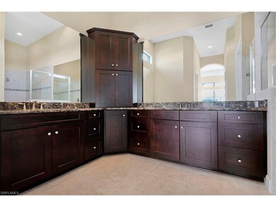 Master Bathroom, with Granite Counter tops and Double Sinks