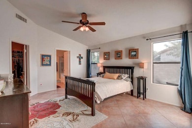 Spacious Vaulted Tiled Master Suite