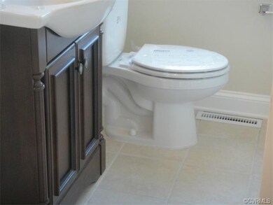 Front Bathroom all new with tile floor!!