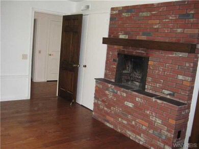 Dining Room wood burning fire place