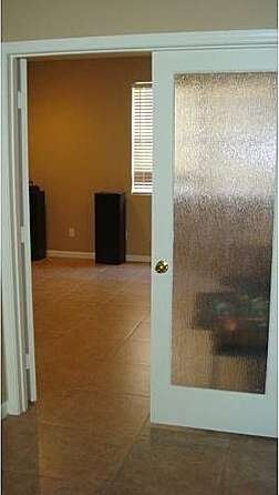 french doors to den