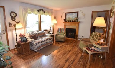 Living area with big picture window