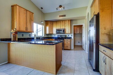 Kitchen w/ Mid Century Style Cabinets