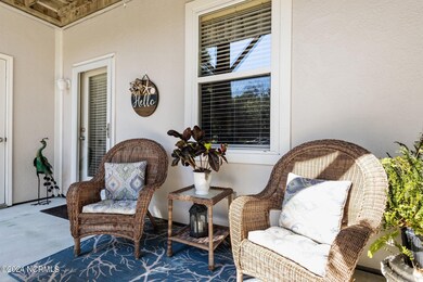 Covered porch entrance