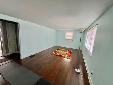 Beautiful hardwood floors in living room