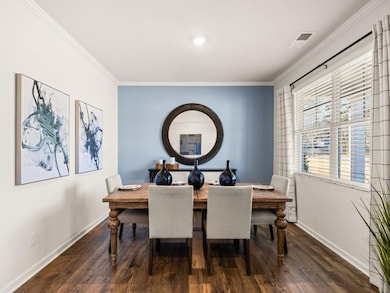hayden flex room used as a dining room with a larg
