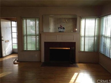 Living room fireplace
