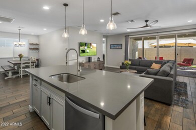 Kitchen into Great Room