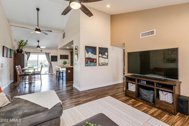 Living Room Open to the Dining Room
