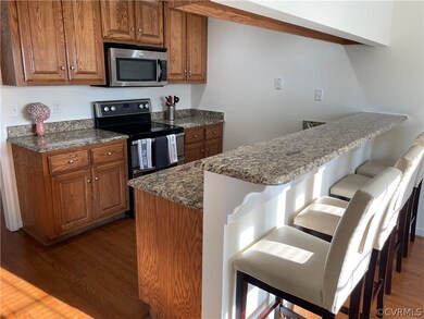 Kitchen with Hardwood Floors, Stainless Appliances