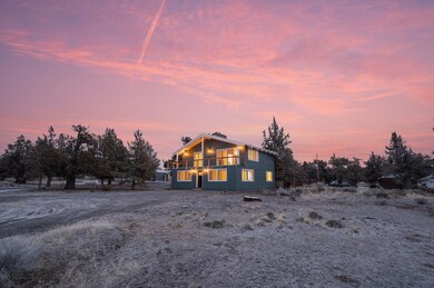 Twilight Front of House Wide View 3