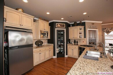 Another view of roomy kitchen and pantry
