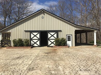 Large parking area for easy trailer access.