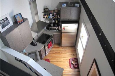 Kitchen. view from loft area