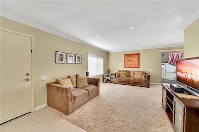 Entry to your spacious Living Room with natural lighting from an over-sized window and patio.