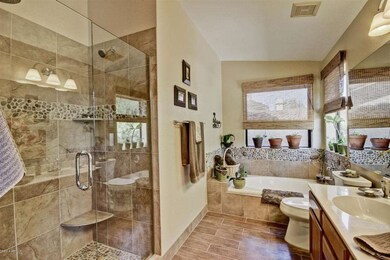 Beautifully remodeled master bathroom