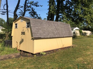 Large shed for yard tool storage!