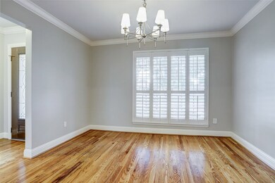 The formal dining is at the front of the house, co