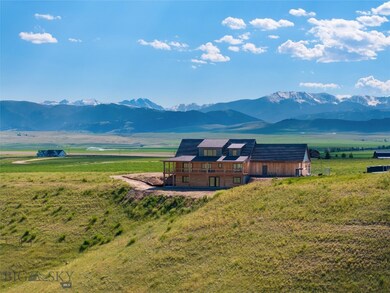 Back of house and Tobacco Root Mountains in the ba