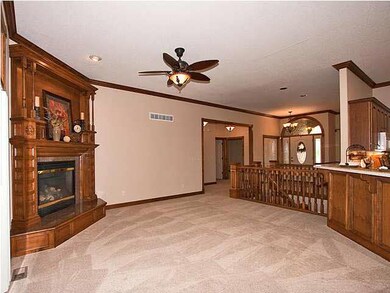 Another view of the living room looking from the c