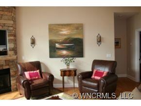 Great room with fireplace