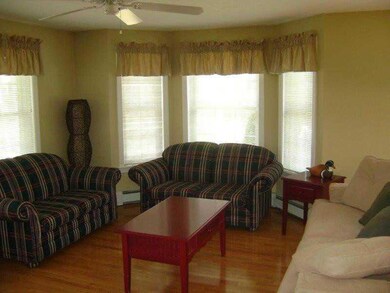 Living Room. Bay window in living...