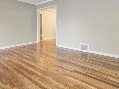 Living room at front of home. 