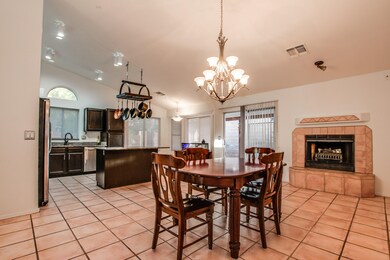 Dining/Fireplace/Kitchen