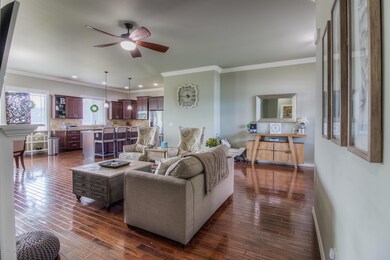 Living room from bedrooms side