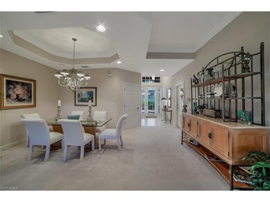 View of formal dining room and view towards front 