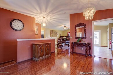 Living Room to Dining Room & Kitchen