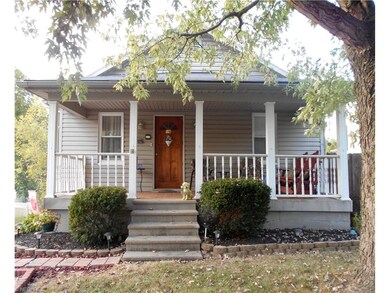 Welcoming front porch