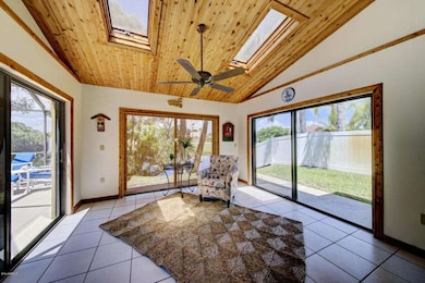 Sunroom with Skylight