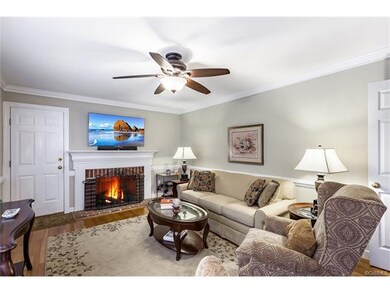 Gas Fireplace, hardwoods