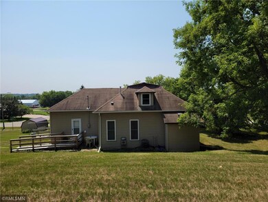 Back yard, easy access to the back door with the u