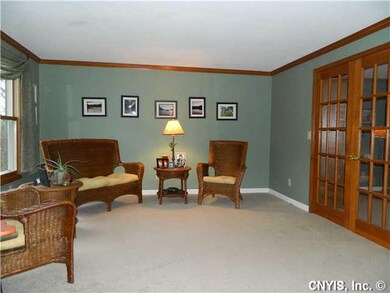 Living Room Living room with natural wood crown mo