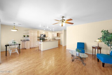 Large eat-in kitchen & family room