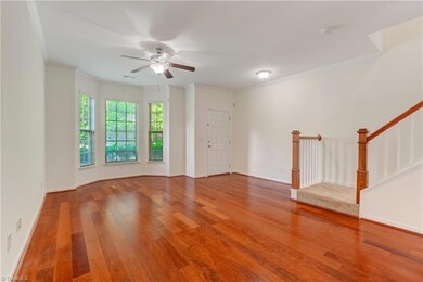 View from dining towards front door.