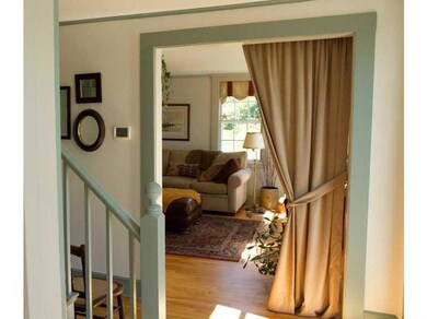 Foyer. Front hallway looking into...