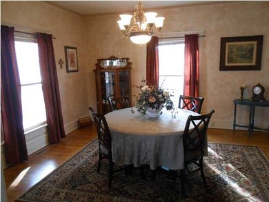 This formal dining room is plenty large for your f
