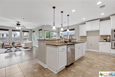 Kitchen and living room