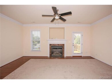 With door leading to deck, this Living Room will b