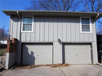 Side entry 2 car garage with garage door openers a