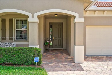 Custom paved entry.