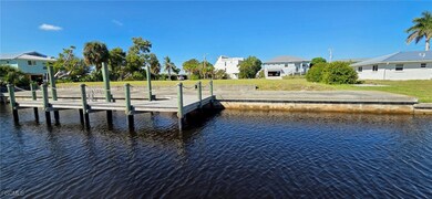 Dock area with view from water