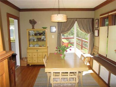 Dining Room. SLIDERS FROM DINING RM TO REAR DECK.